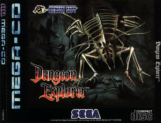 Dungeon Explorer (Europe) Sega CD Game Cover